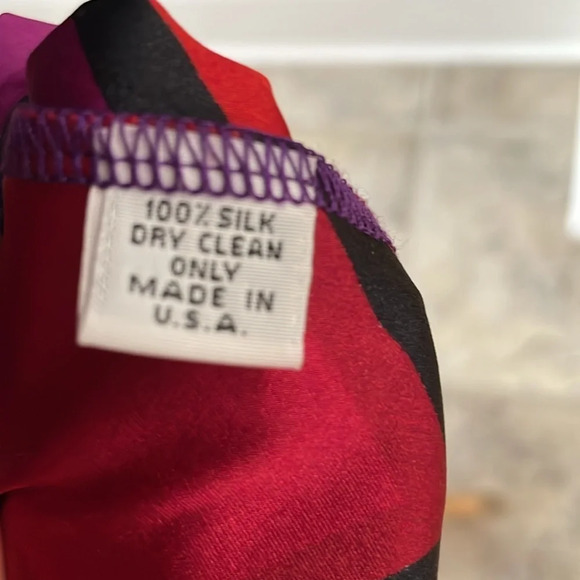 Alice & Trixie Geometric Print Silk Dress Size S - Picture 6 of 6